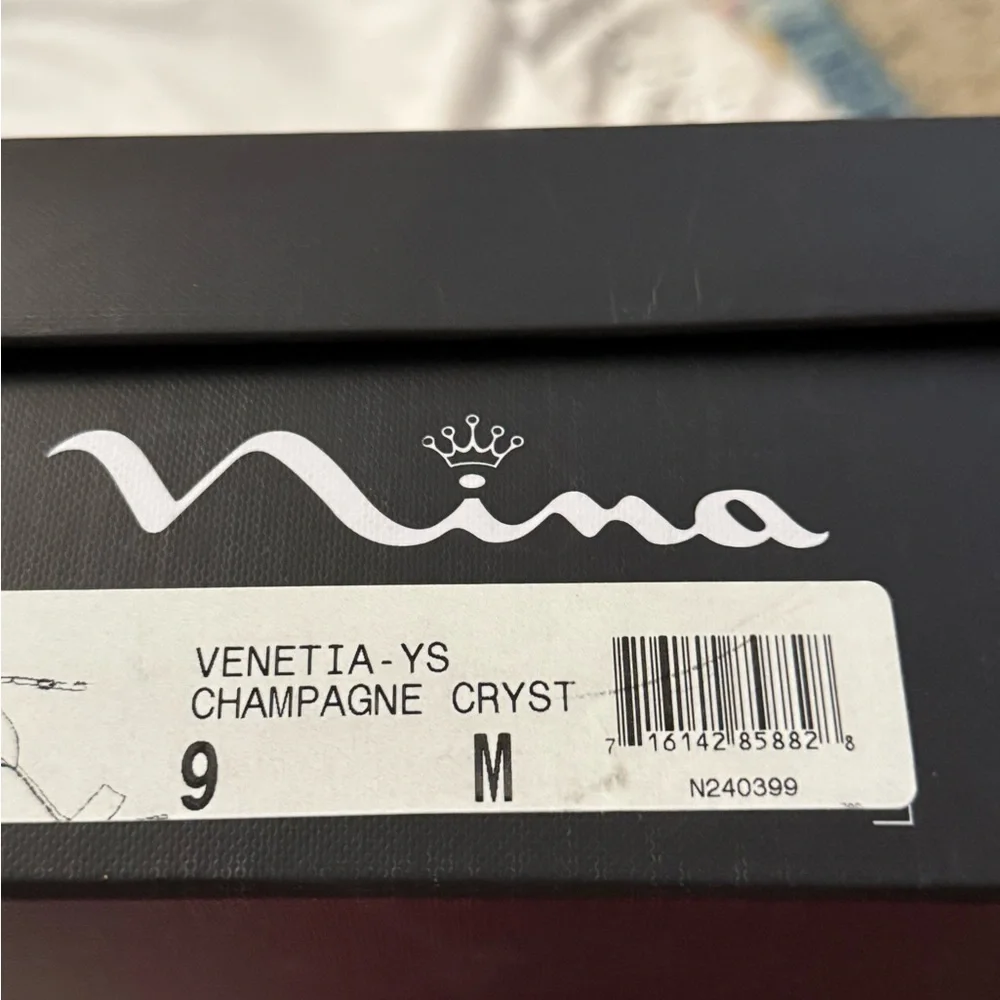 Nina Women's Satin Heels - Champagne - Picture 4 of 4
